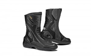 Black Black Men's SIDI Aria Gore Touring Boots Australia | QTD-5060