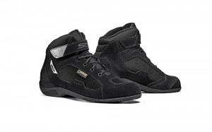 Black Black Men's SIDI Duna Gore Touring Boots Australia | ZUW-6903