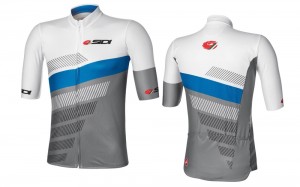 White Grey Men's SIDI Squadra Jersey FZ Clothing Australia | WZQ-8110